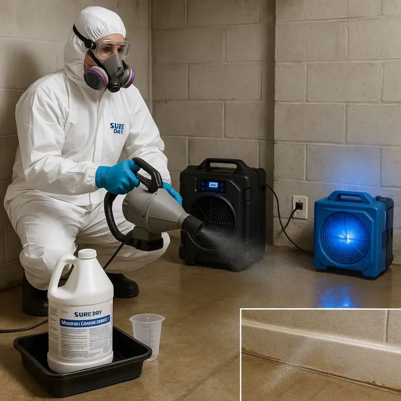 Sanitization and Odor Removal process in Countryside, IL